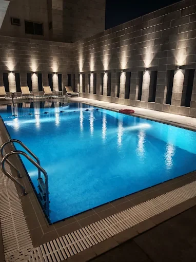 The hotel's swimming pool