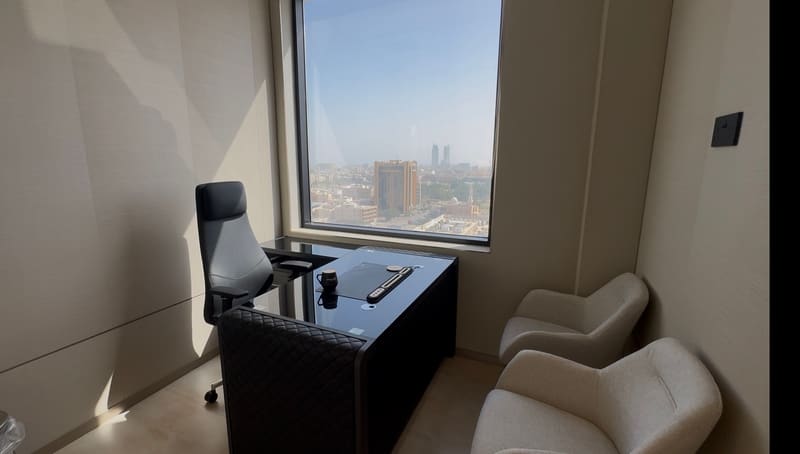 Office with a desk and an armchair — The Apex, 13th floor